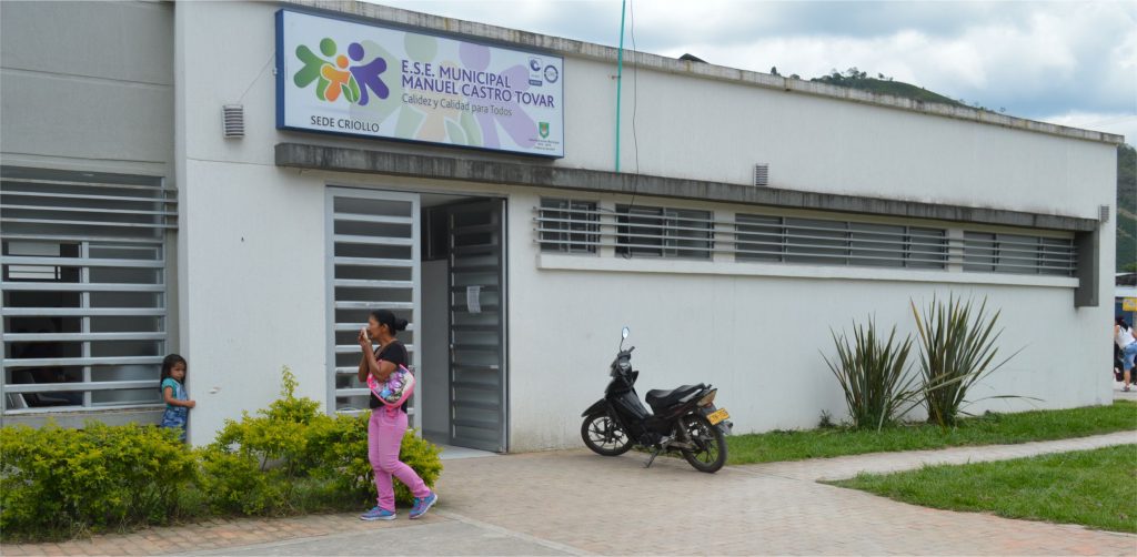 Fotografía de las instalaciones del puesto de Salud de Criollo